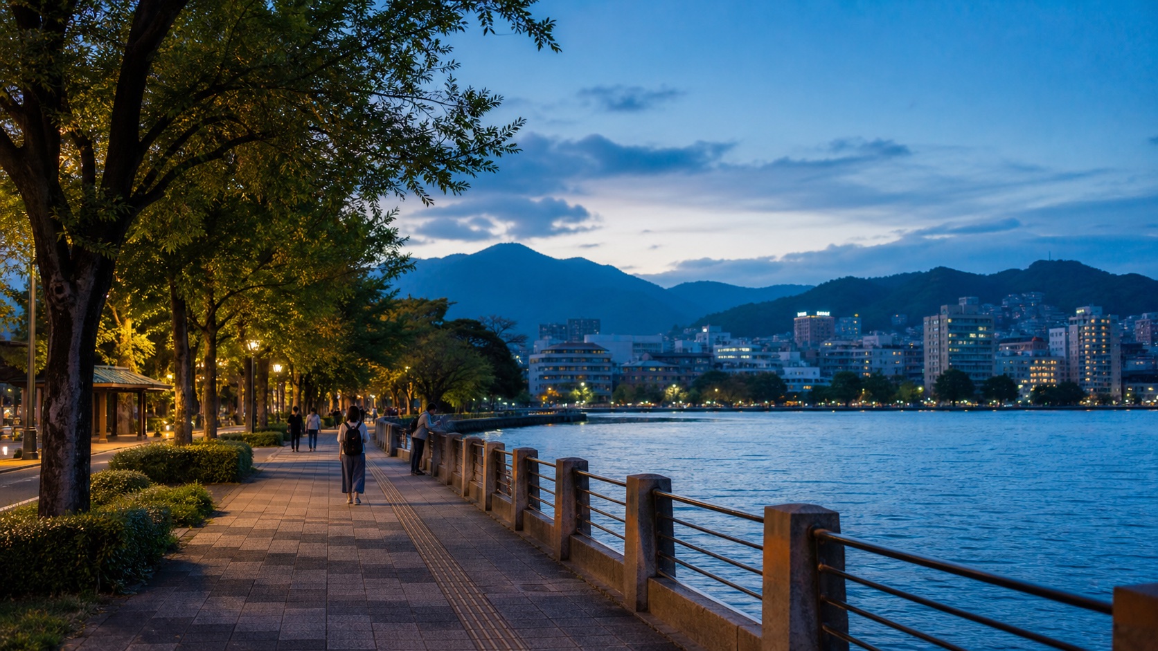 Otsu lakefront